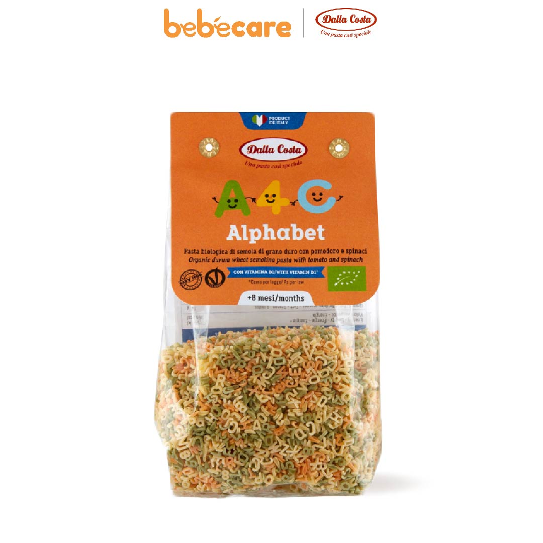 Organic Life (1080)-Nui Rau Củ Hữu Cơ Cho Bé Hình Chữ 200g Organic Baby Pasta Alphabet